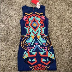 NWT Bar III  front row collection dress